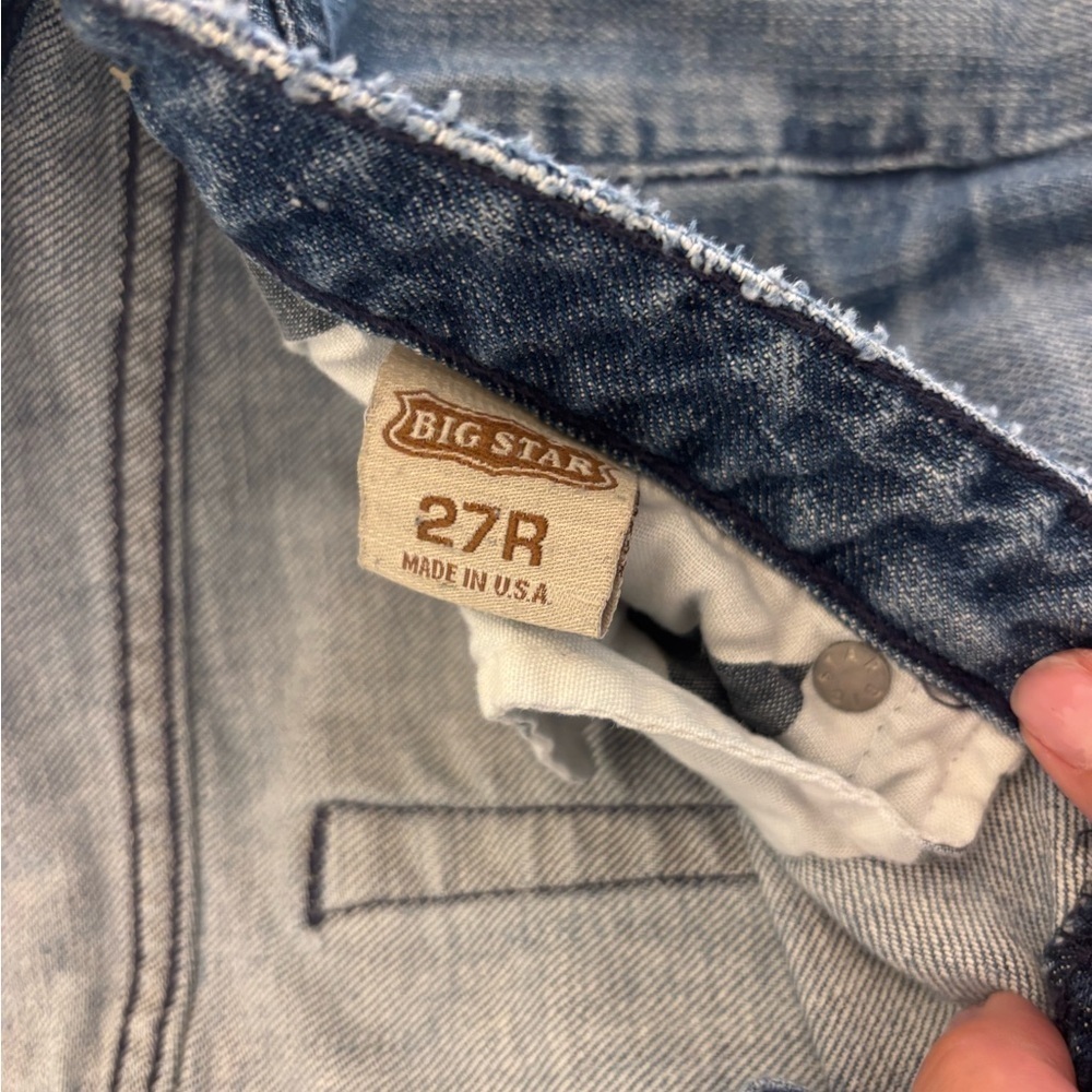 Stylish Blue Bootcut Low Rise - Picture 4 of 4